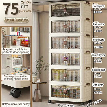 Portable Folding Wardrobe Storage Unit