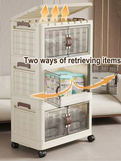 Portable Folding Wardrobe Storage Unit