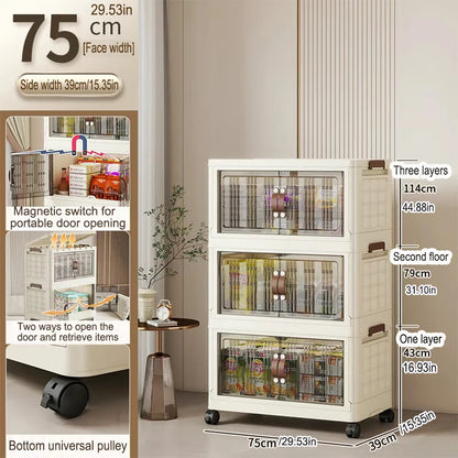 Portable Folding Wardrobe Storage Unit