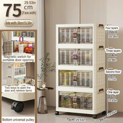 Portable Folding Wardrobe Storage Unit