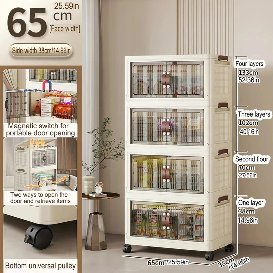 Portable Folding Wardrobe Storage Unit