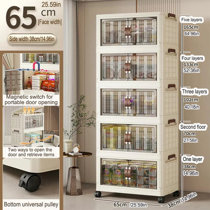 Portable Folding Wardrobe Storage Unit