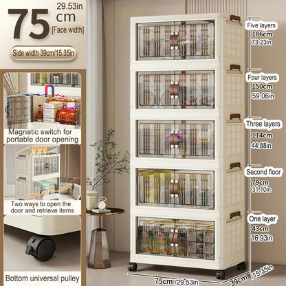 Portable Folding Wardrobe Storage Unit
