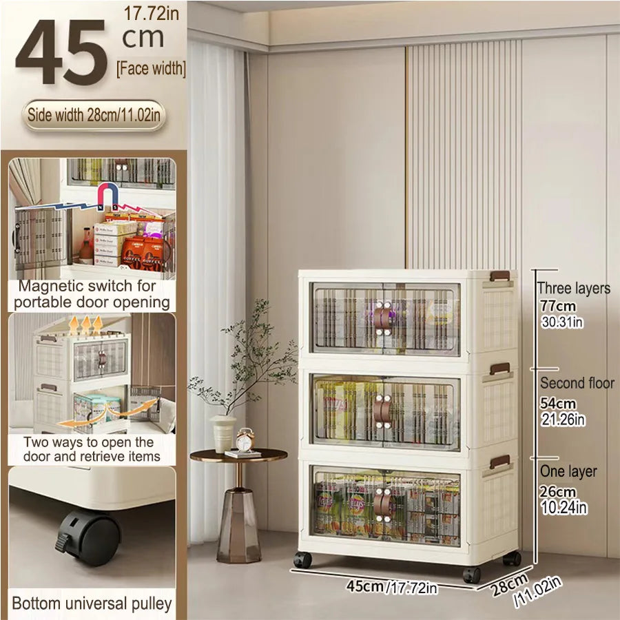 Portable Folding Wardrobe Storage Unit