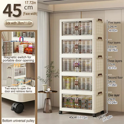 Portable Folding Wardrobe Storage Unit